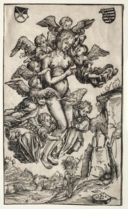 Den hellige Maria Magdalenes ekstase af Carle Vernet