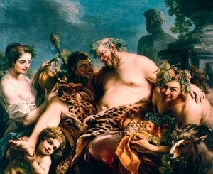 Drunken Silenus, 1747. af Carle van Loo
