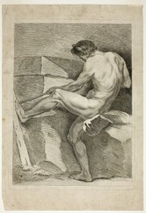 Figur, fra Six Figures Académiques af Carle van Loo