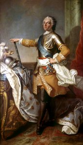 Louis XV (1710-1774) fransk konge i 1774-1792 af Carle van Loo