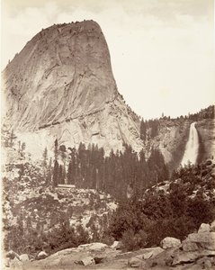 Cap of Liberty og Nevada Fall, Yosemite, ca. 1872, trykt ca. 1876.