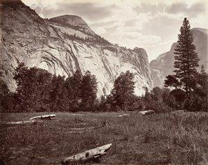 North Dome, 3.725 fod, Yosemite, ca. 1872, trykt ca. 1876.