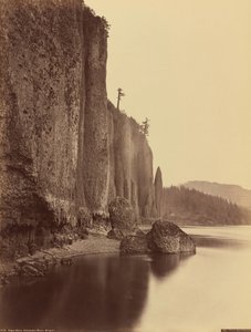 Kap Horn, Columbia River, Oregon,1867 (foto) af Carleton Emmons Watkins