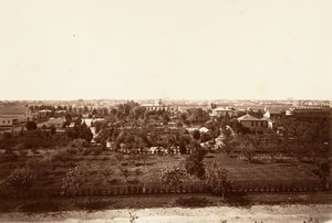 Oakland, fra Military Academy, 1864, trykt ca. 1876. af Carleton Emmons Watkins