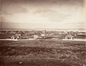 San Diego, 1876, trykt ca. 1876. af Carleton Emmons Watkins