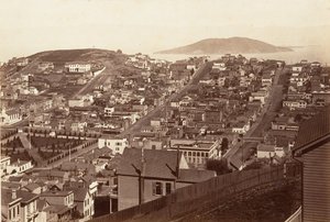 San Francisco, 1864, trykt ca. 1876. af Carleton Emmons Watkins