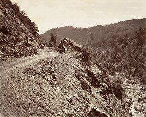 Sulphur Creek and Flume-road to Geysers, 1868-70, trykt ca. 1876.