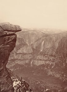 Yosemite-vandfaldet fra Glacier Point, 1878-1881 (foto)
