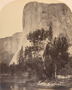 Tutucanula, El Capitan, 1861. af Carleton Emmons Watkins