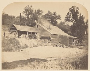 [Agua Fria Mill] af Carleton Watkins