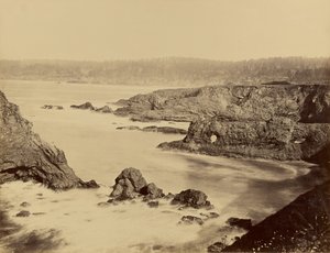 [Kystudsigt over Mendocino] af Carleton Watkins