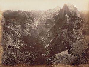 [Half Dome fra Glacier Point] af Carleton Watkins