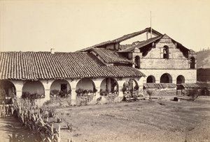 Mission, San Antonio de Padua af Carleton Watkins