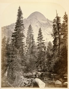 Tacoye [sic] - North Dome, 3729 fod. Yo Semite af Carleton Watkins