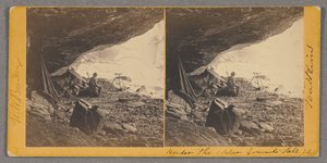 Under det øvre Yosemite -fald af Carleton Watkins