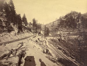 Udsigt over Tahoe-søen af Carleton Watkins