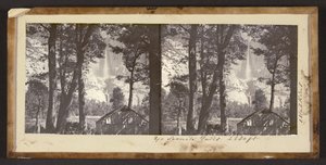 Yo Semite Falls. 2630 fod af Carleton Watkins