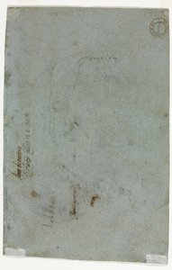 Skitse af et barns hoved (verso) af Carletto Caliari