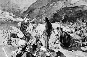 Eksorcisme af en heks i Valle de la Rosee. af Carlo Pellegrini