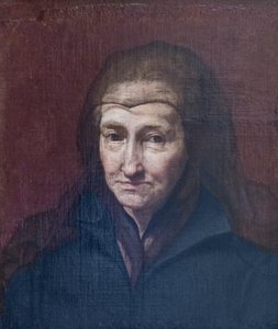 Portræt af en gammel kvinde af Carlo (follower of) Maratta or Maratti