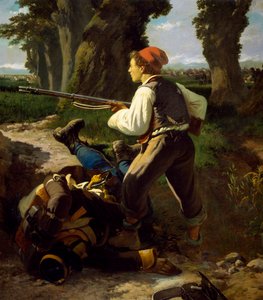 Pasquale Cova ved slaget ved Varese, 26. maj 1859, af Carlo Ademollo (1825-1911)