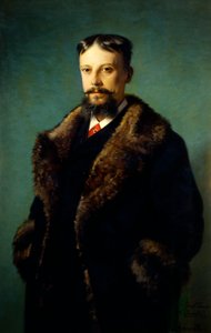 Portræt af Alfonso Serbatisti, af Carlo Ademollo (1824-1911), olie på lærred