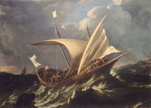 Jonas og hvalen, midten af det 17. århundrede (olie på lærred) af Carlo Antonio Tavella