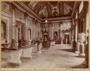 Rom - Villa Borghese - Museumssalen i stueetagen