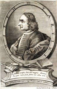 Portræt af violinisten og komponisten Giuseppe Tartini 1692-1770, begyndelsen af 1760
