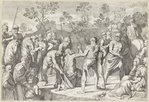 Sankt Andreas martyrium af Carlo Cesio