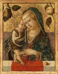 Madonna og barn, ca. 1490 (tempera på panel)