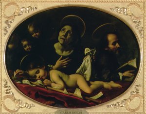 Drømmen om spædbarnet Sankt Johannes Døberen af Carlo Dolci