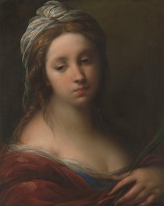 En kvindelig martyrhelgen, ca. 1650.