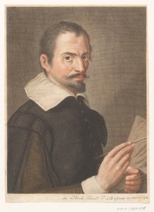 Portræt af kunstneren Francesco Bassano II Portrætter af kunstnere (serietitel)