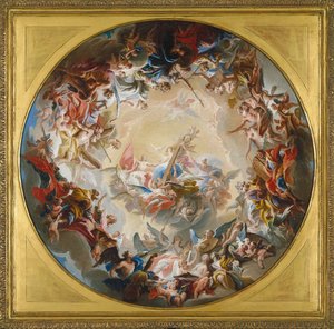 Glorification of the Cross (olie på lærred)