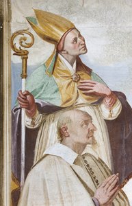 Jomfruens kroning (fresco) (detalje af 3498781)