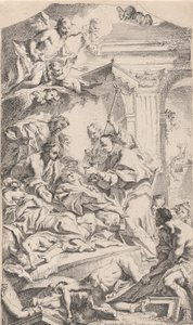Sankt Charles giver nadver til de pestramte, 1725-75.