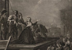 Madame Élisabeth de France, kongens søster, før guillotinen den 10. maj 1794, ca. 1795