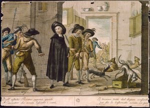 Præsten Arlotto, af Carlo Lasinio (1759-1838), farvestik af Carlo Lasinio