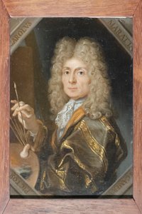 Selvportræt, Carlo Maratta (olie på kobber) af Carlo Maratta