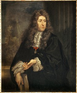 Portræt af Andre Le Notre (Lenotre) (1613-1700), designer af Kongens haver Maleri af Carlo Maratta (1625-1713) 1600-tallet Søn. 1,12x0,85 m af Carlo Maratta or Maratti