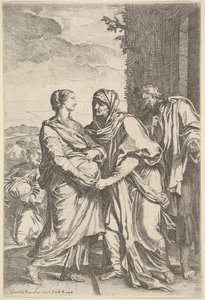 Besøget. af Carlo Maratta or Maratti