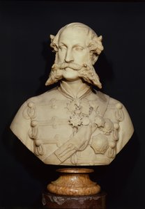 Jarlen af Cardigan (1797-1868) (marmor) af Carlo Marochetti