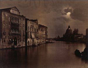 [Natudsigt over Canal Grande, Venedig], ca. 1875.