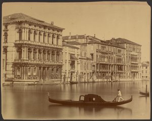Palazzierne Rezzonico, Giustiniani og Foscari langs Canal Grande