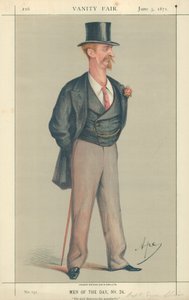Kaptajn Eyre Shaw, Han fortjener sin popularitet, 3. juni 1871, tegnefilm Vanity Fair