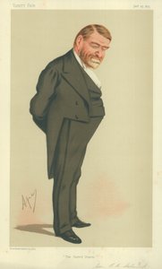 General Robert Cumming Schenck, USA, 23. januar 1875, Vanity Fair tegneserie af Carlo Pellegrini