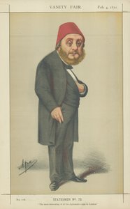 Hans Excellence Musurus Bey (farve litho) af Carlo Pellegrini