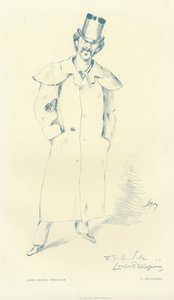James Abbott McNeill Whistler af Carlo Pellegrini