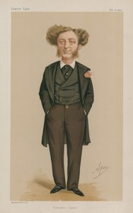 Albert Grant, parlamentsmedlem; Leicester Square; 21. februar 1874; Vanity Fair; tegneserie af Carlo Pellegrini
